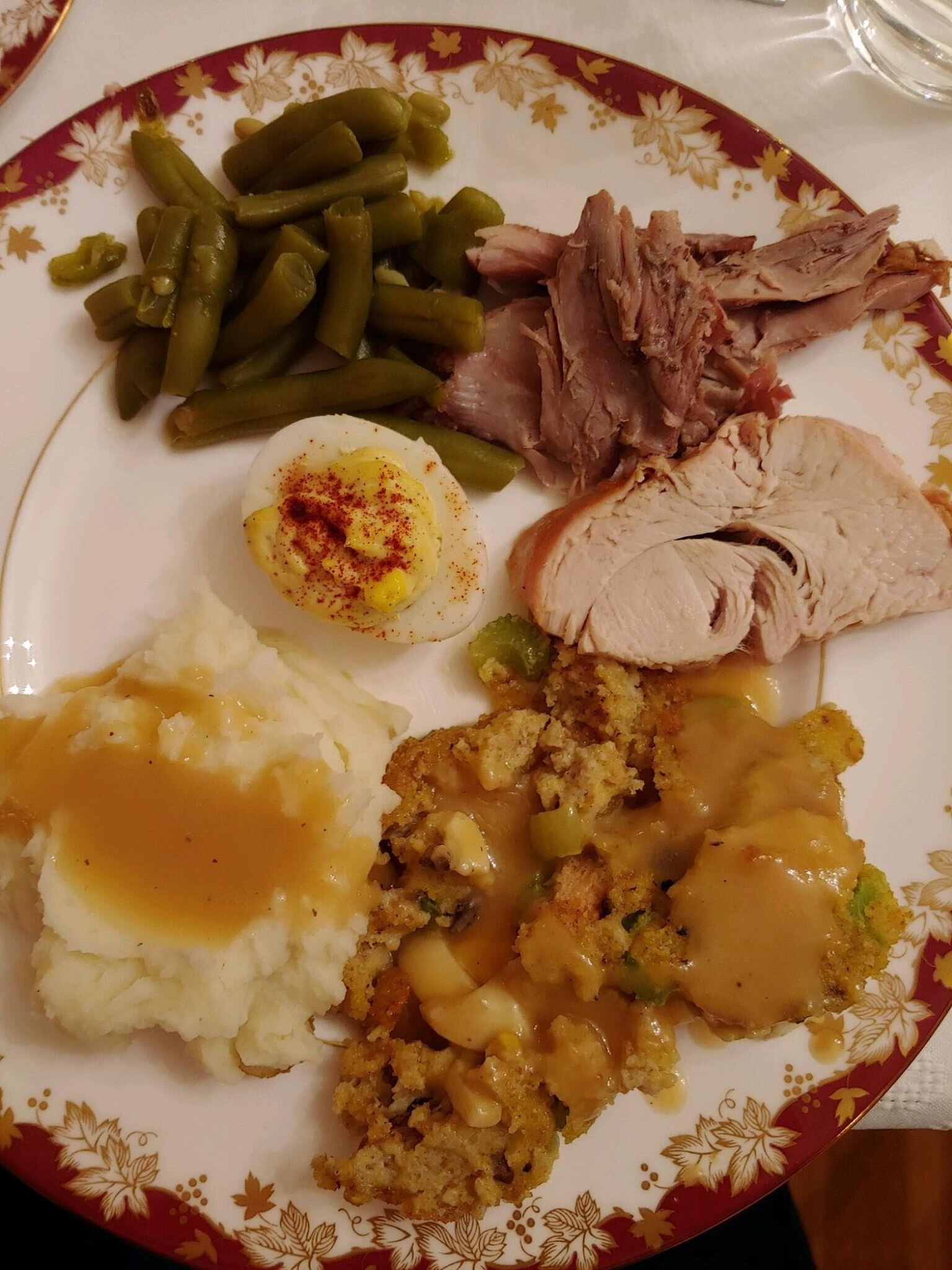Statia’s Thanksgiving meal